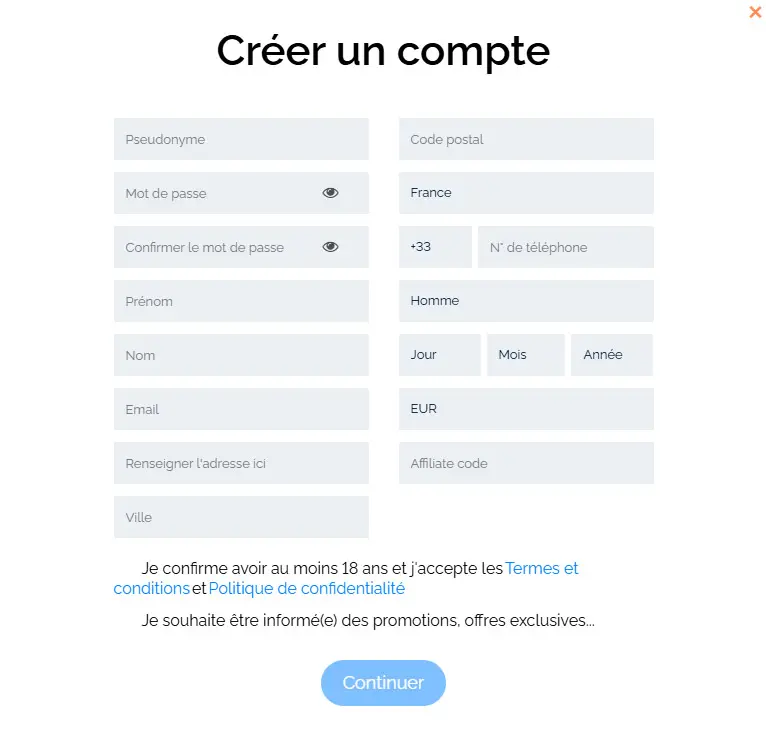 Khelo Star Casino registration process